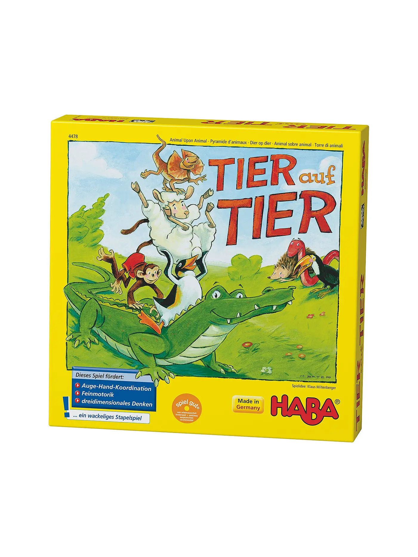 HABA | Stapelspiel - Tier auf Tier | 